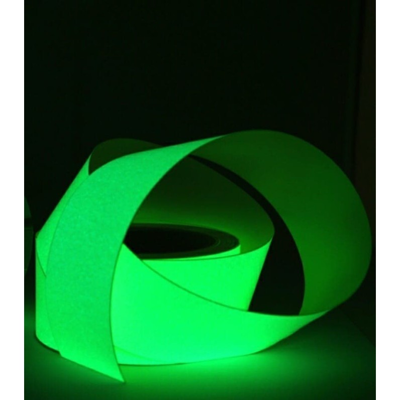 

[Baru] Glow In The Dark Tape 5Cmx10Meter Fosfor Selotip Lakban K3 Rambu Diskon
