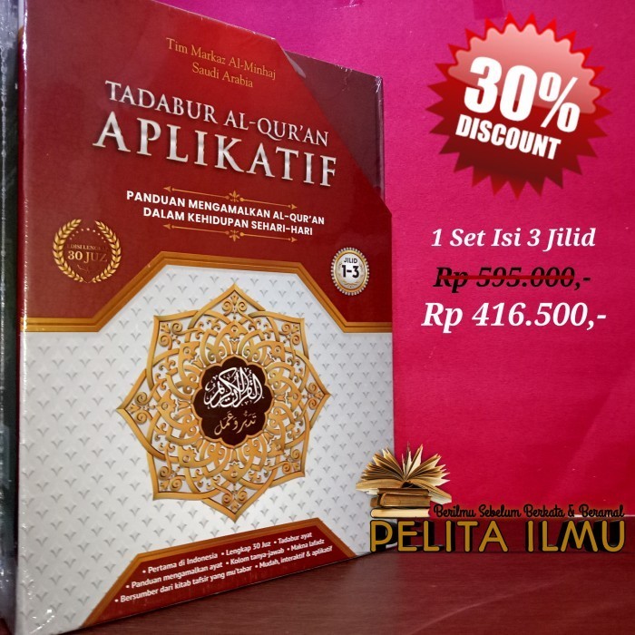 

[Baru] Buku Tadabbur Al-Quran Aplikatif - Terjemah Al-Qur'An Tadabur Wa Amal Diskon