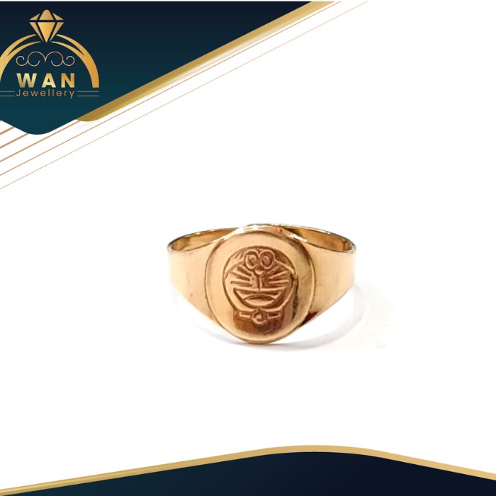 [COD] Cincin 375 Cincin Anak Emas Asli 375 Model Terbaru Diskon
