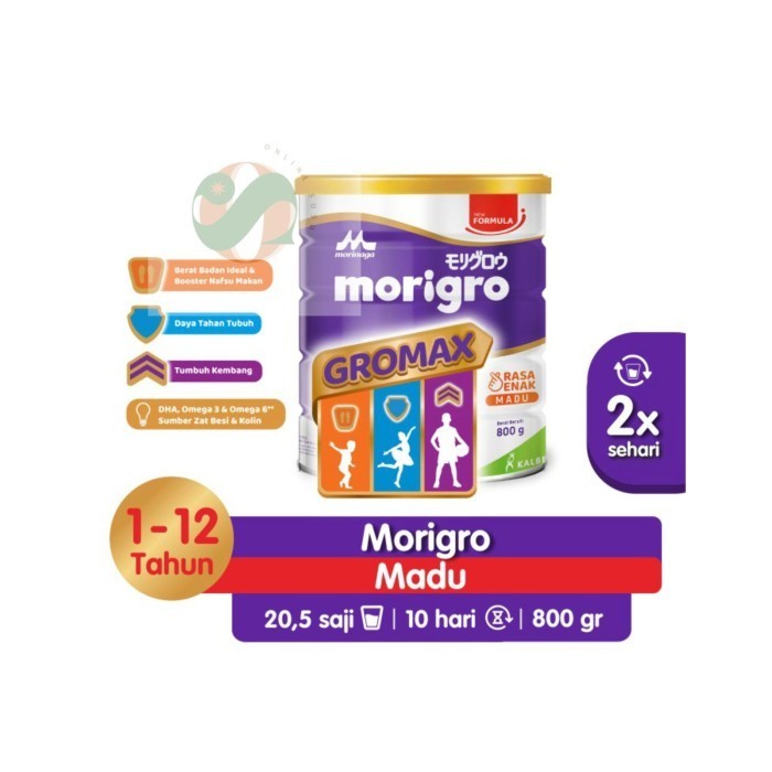 [COD] Morinaga - Morigrow Gromax - Madu - 800 Gram Limited