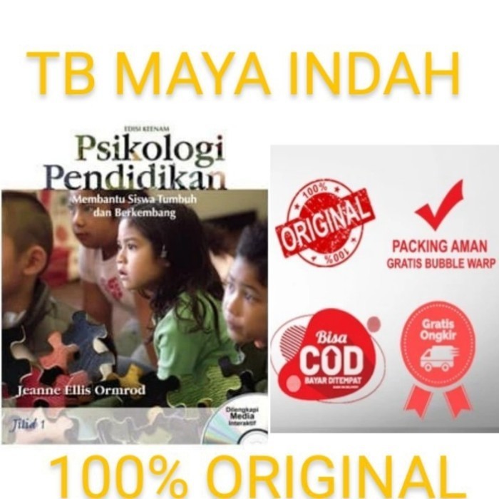 [COD] Psikologi Pendidikan Edisi 6 Jilid 1 - Jeanne Ellis Ormrod Limited