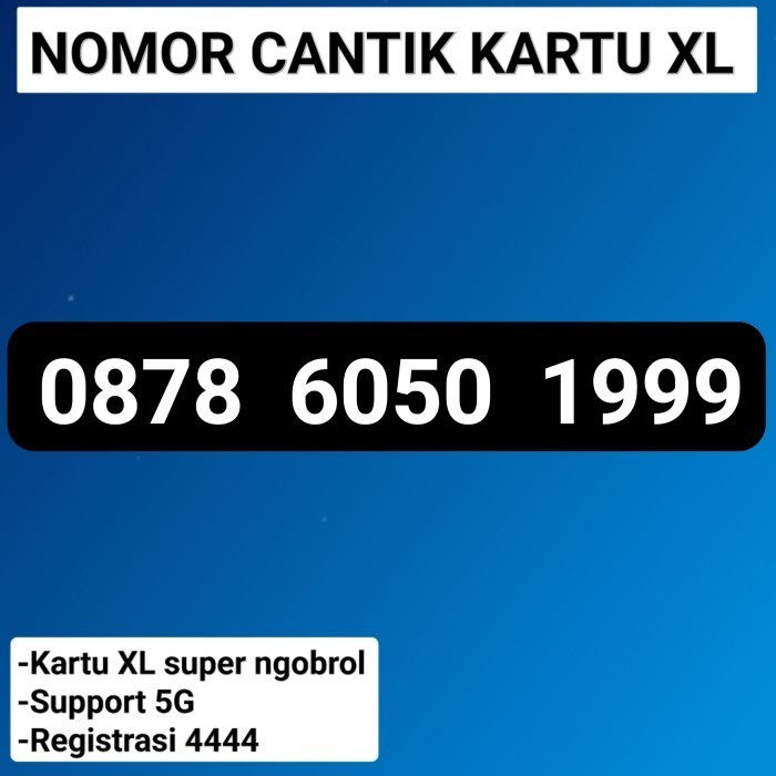 [COD] Nomor Xl Cantik Seri Tahun 1999 Terbatas