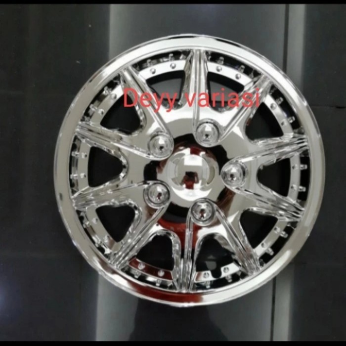 [New Ori] Wheel Dop Cover Mobil Suzuki Carry Ring 13 Dan 14 Inch Chrome Diskon