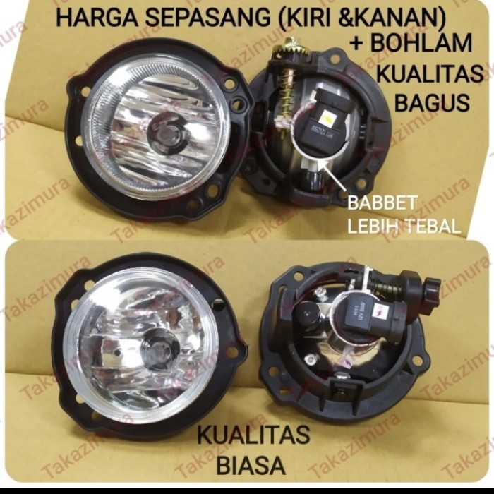 [Original] Lampu Fog Lamp Foglamp Mobil All New Avanza Xenia Veloz 2012 Up Diskon