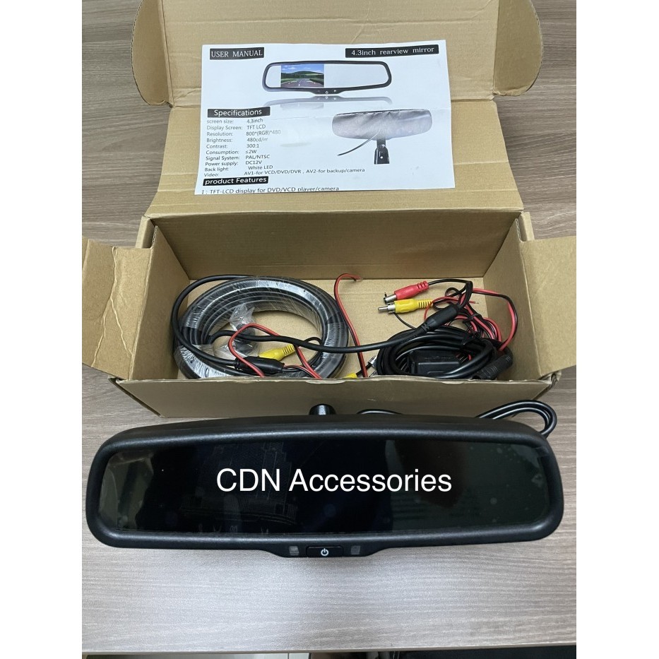 [Original] Car Dvr Kaca Spion Tengah Mobil/Kamera Kaca Spion Tengah Mobil/Cctv Limited