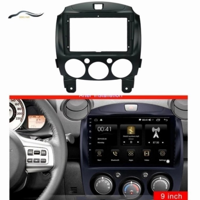 [Original] Frame 9 In Mazda 2 Frame Head Unit Android Mazda2 Terbatas