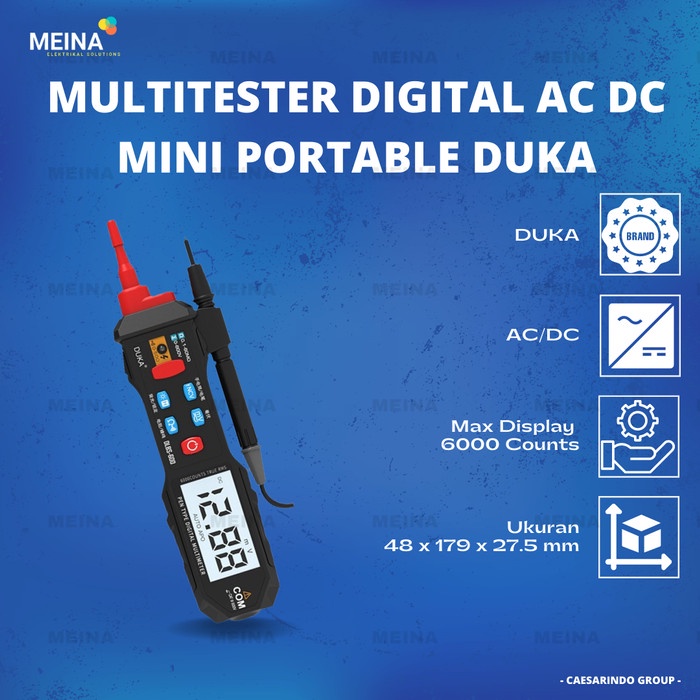 ✅Termurah Duka Multitester Multimeter Digital Ac Dc Mini Portable Avometer Berkualitas