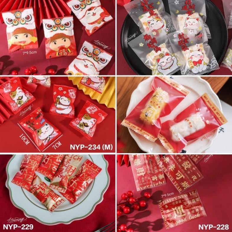 

TRE NYP Plastik imlek kemasan kue cookies permen imlek cny packaging TERLARIS