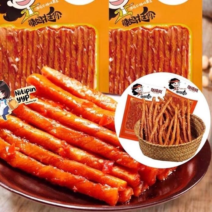 

TRE HARGA MENGEJUTKAN Tofu Gluten LaTiao WULAMA Vege - SoyBean Kulit Tahu LATIAO Wu La Ma Rasa Pedas Tendon - Spicy Vegetarian Snack China 5.5 Promo >>/Promo Hari Ini/5.5 Brands Festival/Bisa / MALL TERLARIS