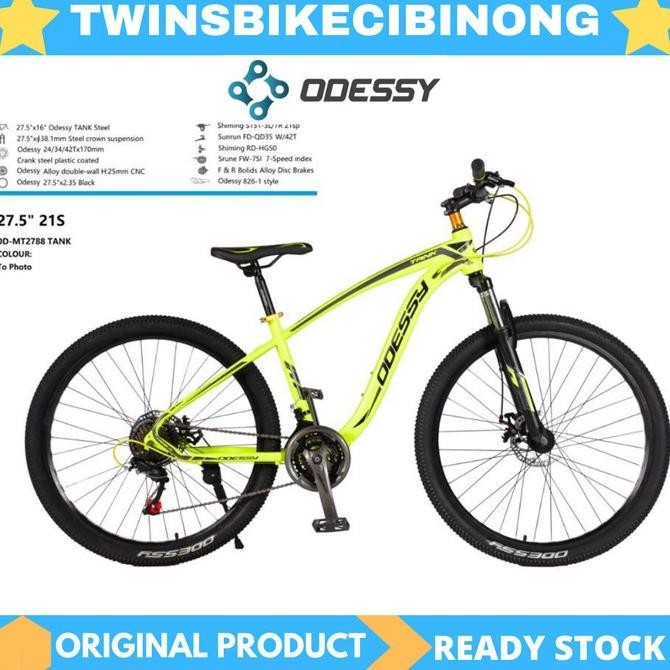 Sepeda Mtb 27.5 Odessy Tank Disc Brake