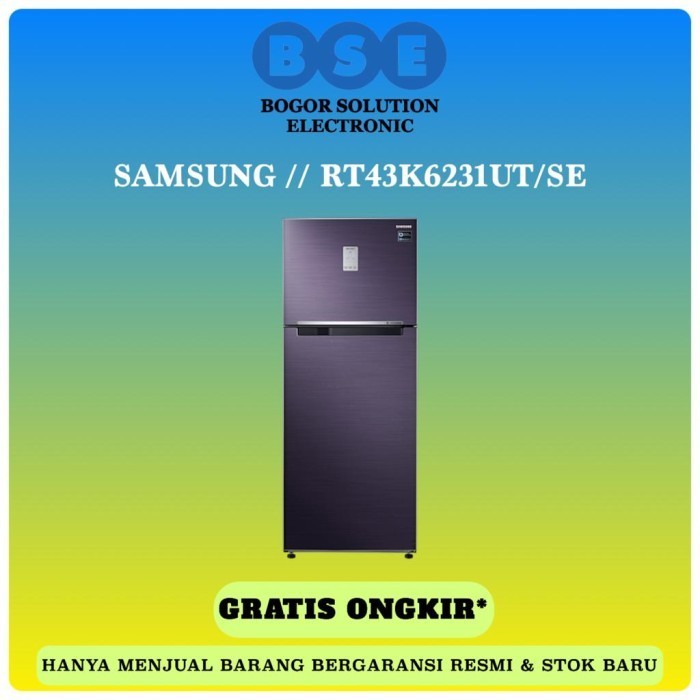 [Baru] Samsung Rt43K6231Ut Twin Cooling Plus™ 440 L  Rt43K6231Ut/Se 440L Terbaru