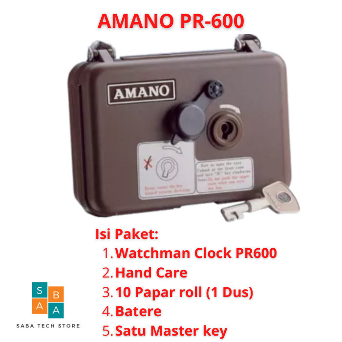 [Baru] Mesin Amano Pr600 Watchman Mesin Amano Pr 600 Diskon