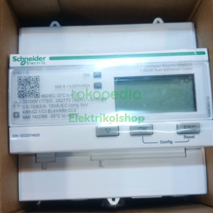 [New Ori] Kwh Meter Digital 3 Phase Schneider Limited