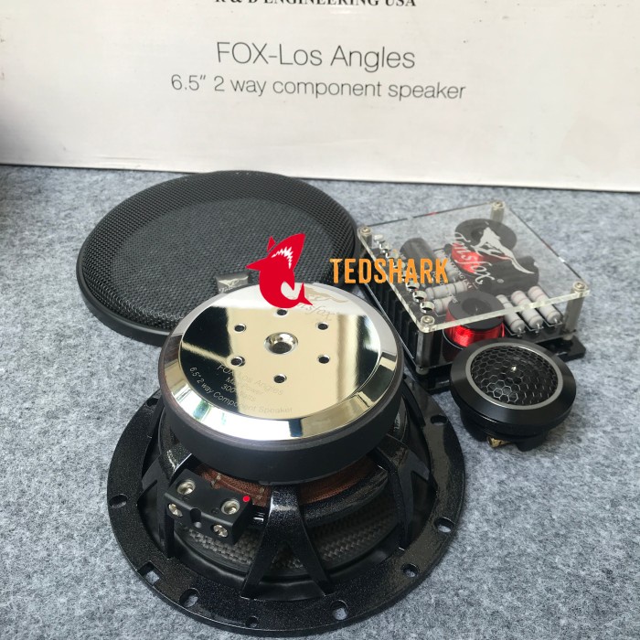 [Baru] Speaker Split 2Way Tensfox Audio Fox - Los Angles 65 300W 6.5 Sq Berkualitas