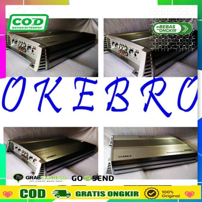 [Baru] Power Amplifier Audio Mobil 4 Ch 6000 Watt. Limited