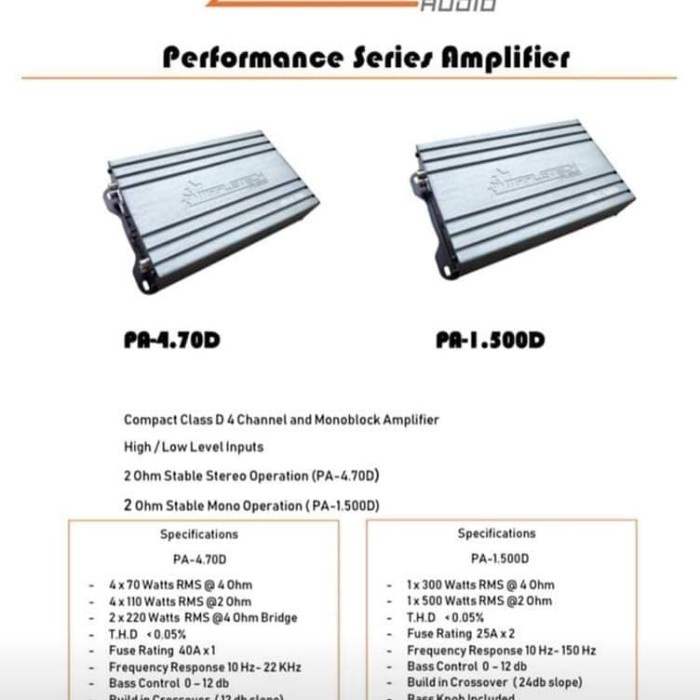 [Baru] Power Monoblock Mapletech Pa-1.500D Terbatas