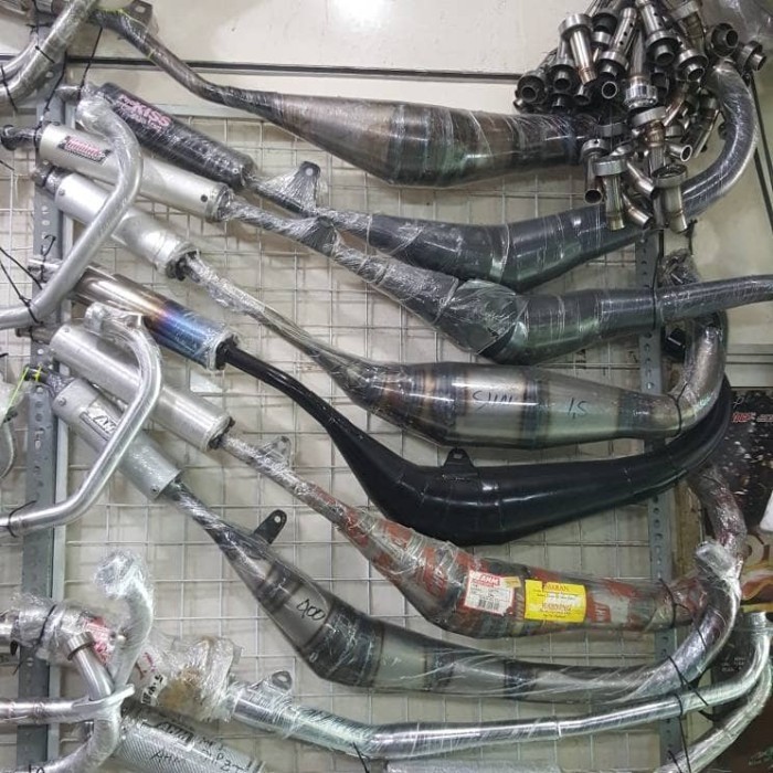 [New] Knalpot Bm Power Kawasaki Ninja Rr 2T 150 Original Ori Asli Malaysia Berkualitas