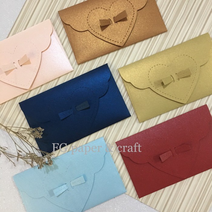 

Amplop Gift Premium 6Pcs Heart Knot 7X11.5Cm By Fgpaper