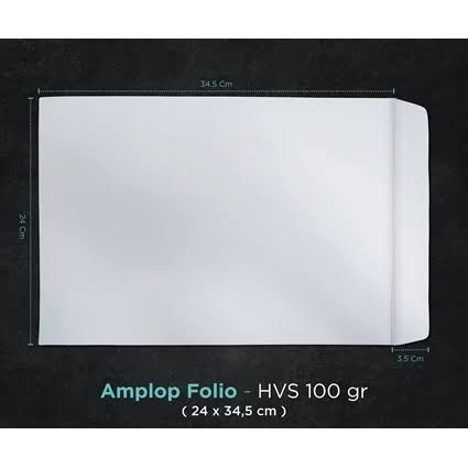 

Amplop Putih Gand Folio Seal 100Gsm Isi 100 Lembar