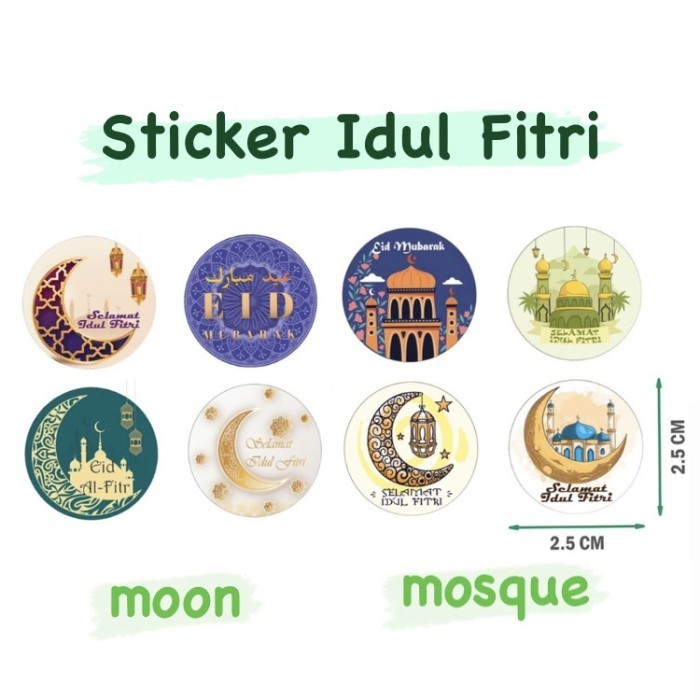 

500 Sticker Eid Mub Se Stiker Idul Fitri Ramalebaran Amplop