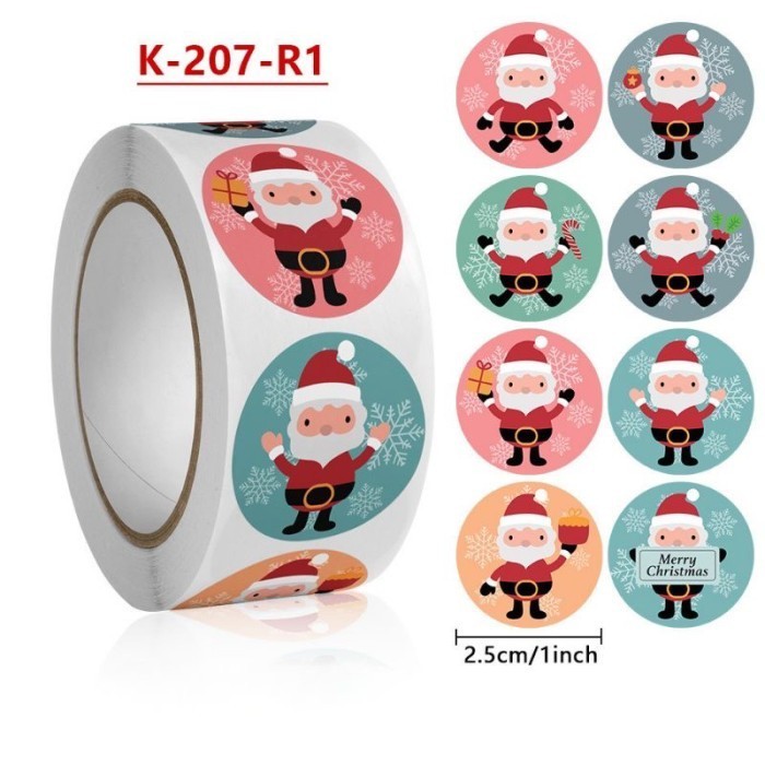 

Stiker Natal Sticker Christmas Merry Xmas Santa Kado Hampers Amplop