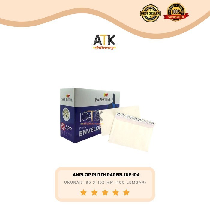 

Amplop Putih 104 Paperline Atk