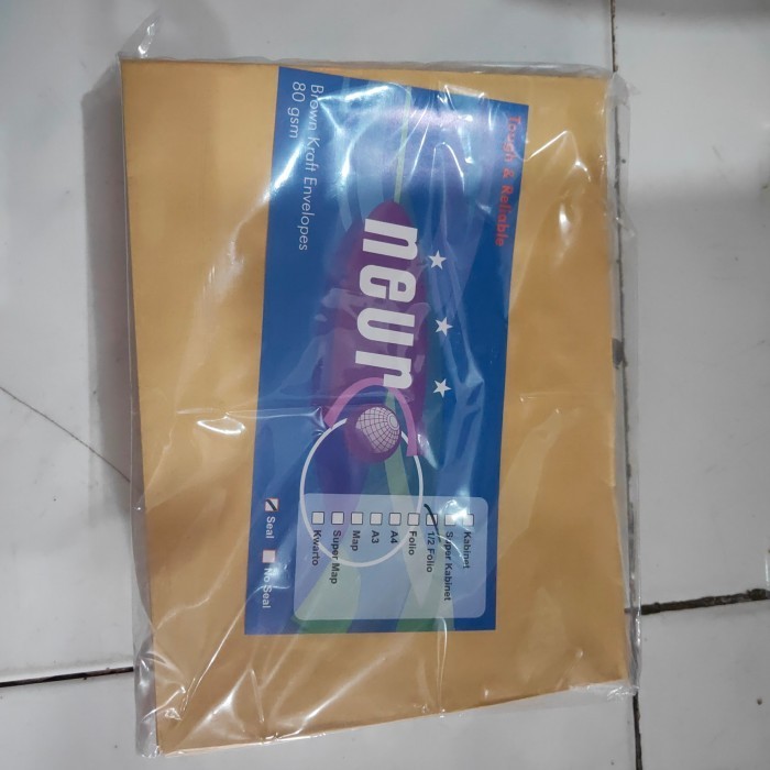 

Amplop 1/2 Folio Neuro Ada Seal Perekat