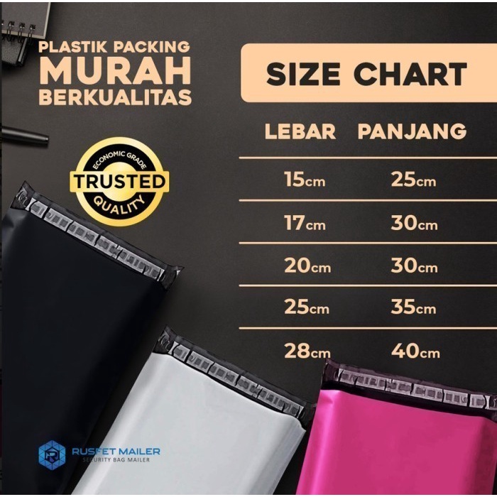 

Amplop Polymailer Light Gray - Plastik Packing Olshop Polimailer /Pack