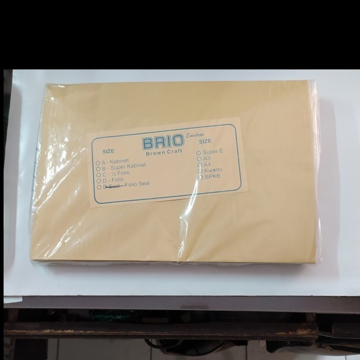 

Amplop Folio Seal/Map F4/Amplop Folio Lem/Envelop