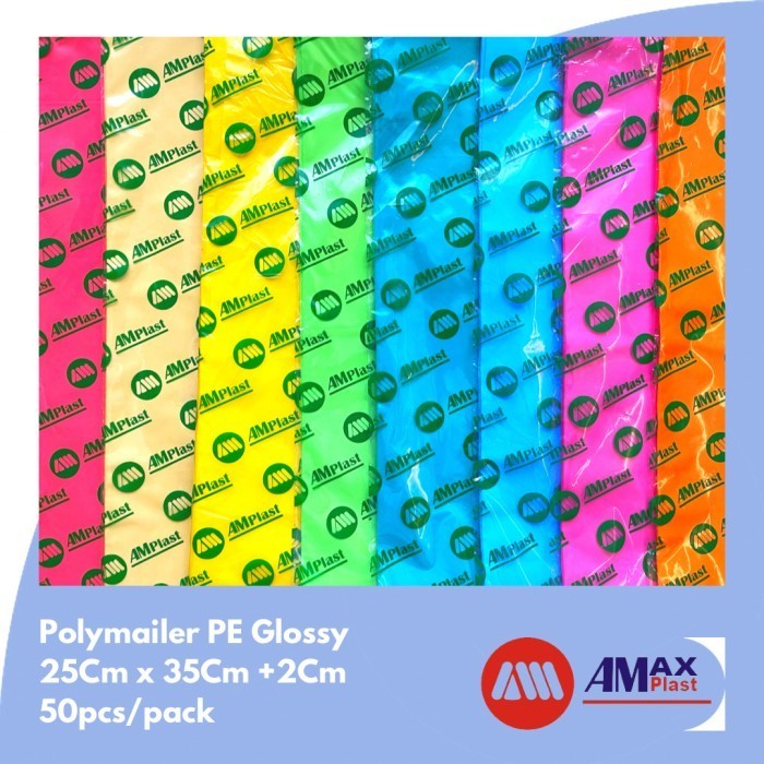 

Plastik Polymailer 25X35 Amplop Packing Online Hijau Isi 50 Pcs
