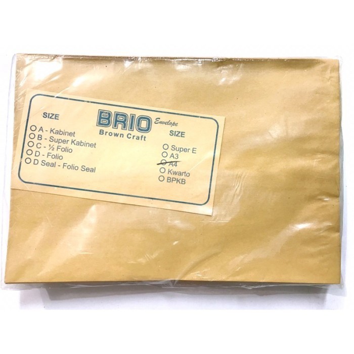 

Amplop Polos A4 Isi 100 Lembar