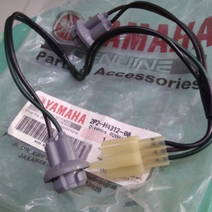ORI 2P2-H4312-00 KABEL FITTING SOKET LAMPU SEIN DEPAN JUPITER Z ( YAMAHA JP GROUP )