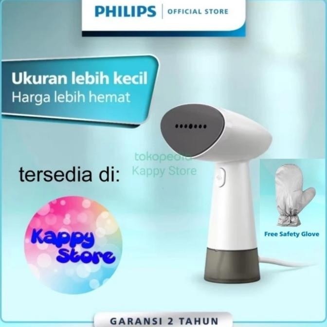 PHILIPS Setrika Uap STH1010 Handheld Garment Steamer Travel Iron