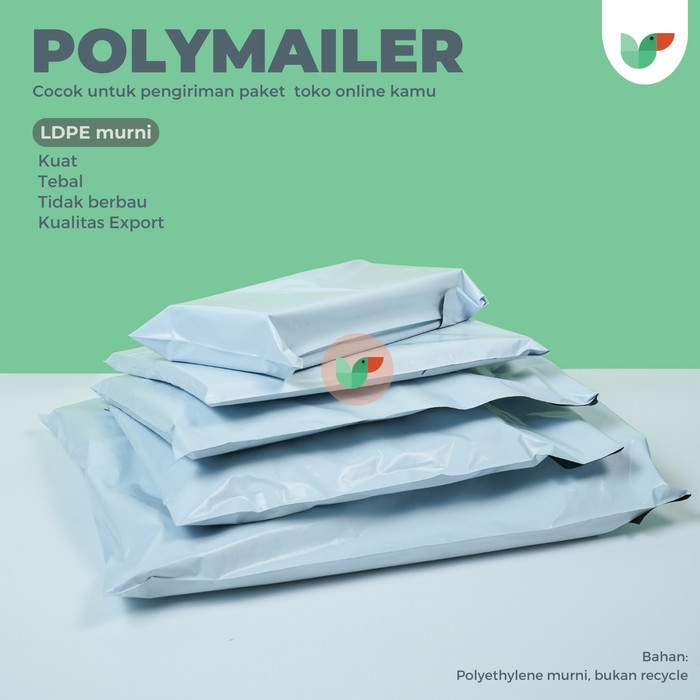 

35 X 45Cm Polymailer Polybag Kantong Amplop Plastik Packing Isi 100