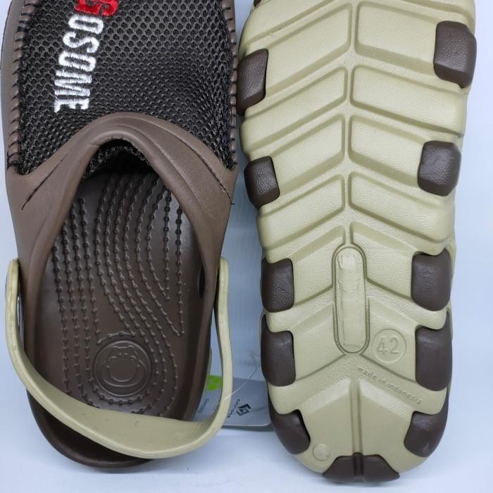 BISA COD - SEPATU SANDAL PRIA JUMBO S40-44 MERK GOSOME MODEL CROCS BAIM