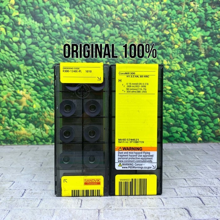 ✅Termurah Insert R300-1240E-Pl Original Merk Sandvik Baru..R300 1240E Pl Terbatas
