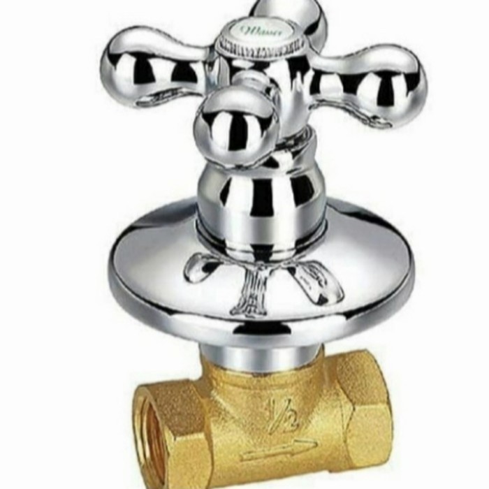 ✨New Stop Kran Tanam Wasser Tc 080 B / Stop Kran Wall Shower Wasser Terbaru