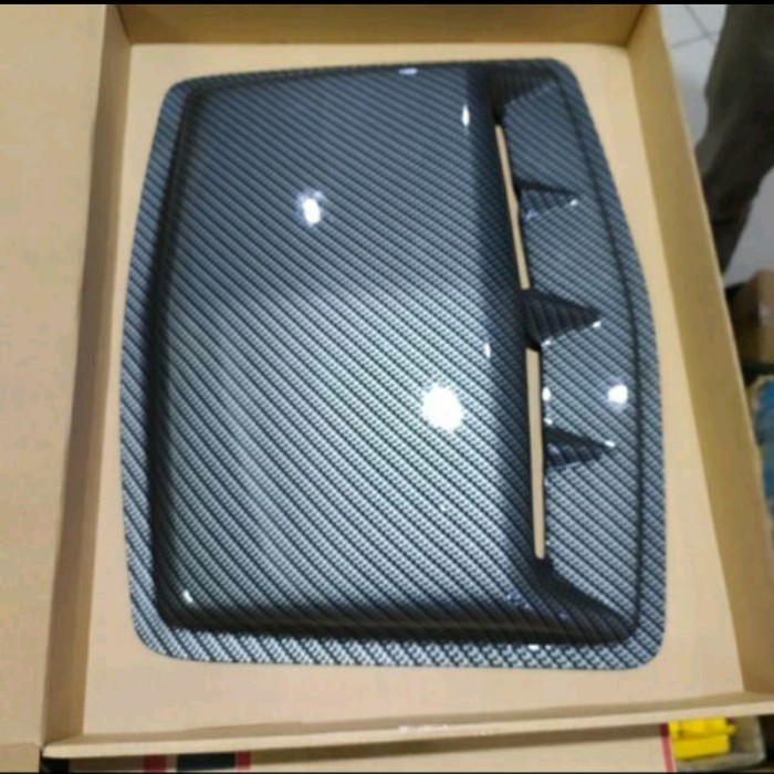 Side Air Flow Kap Mesin Mini Universal Carbon Terios Brio Pajero Kode Cu167
