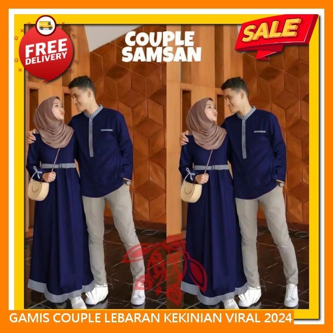 Gamis Lebaran 2024 Terbaru Couple Srimbit Kluarga Gsmis Cwek Cwok Viral Ganis Sarembit Suami Istri C