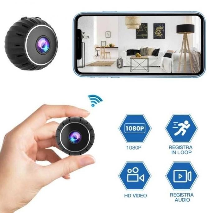 Baru CCTV Mini Tersembunyi Tanpa Kabel Kamera Pengintai Kamera CCTV Mini