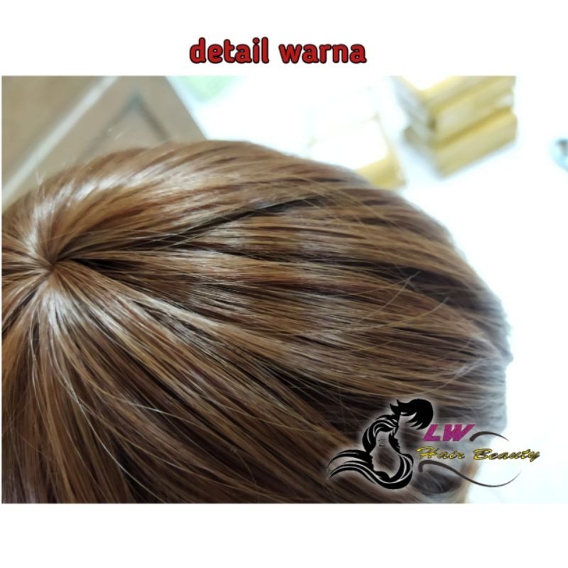 Wig Pria Pendek Murah Warna Coklat