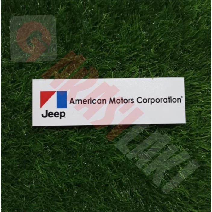 

Sticker Jeep American Motors Panjang Tempel Dalam Kaca