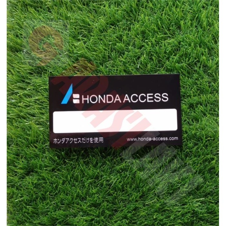 

Sticker Honda Acces Barcode Black (Hitam)
