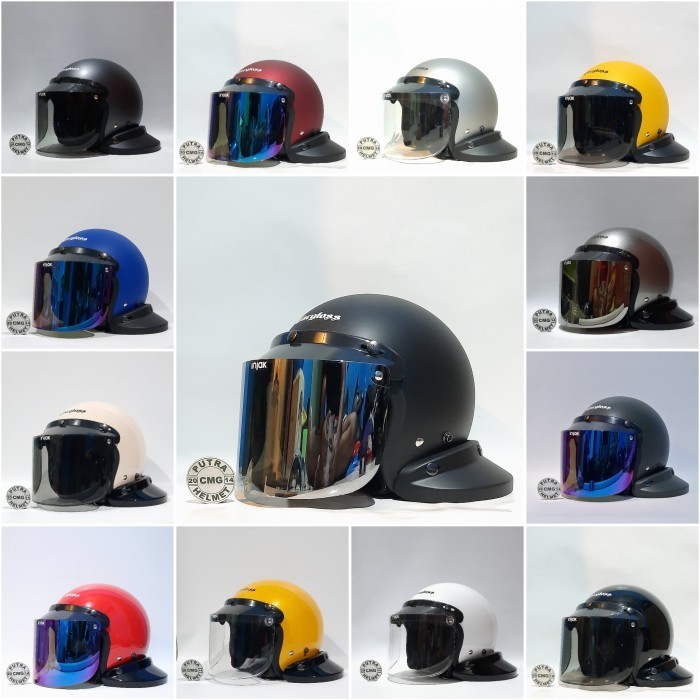 HELM CARGLOSS KACA DATAR