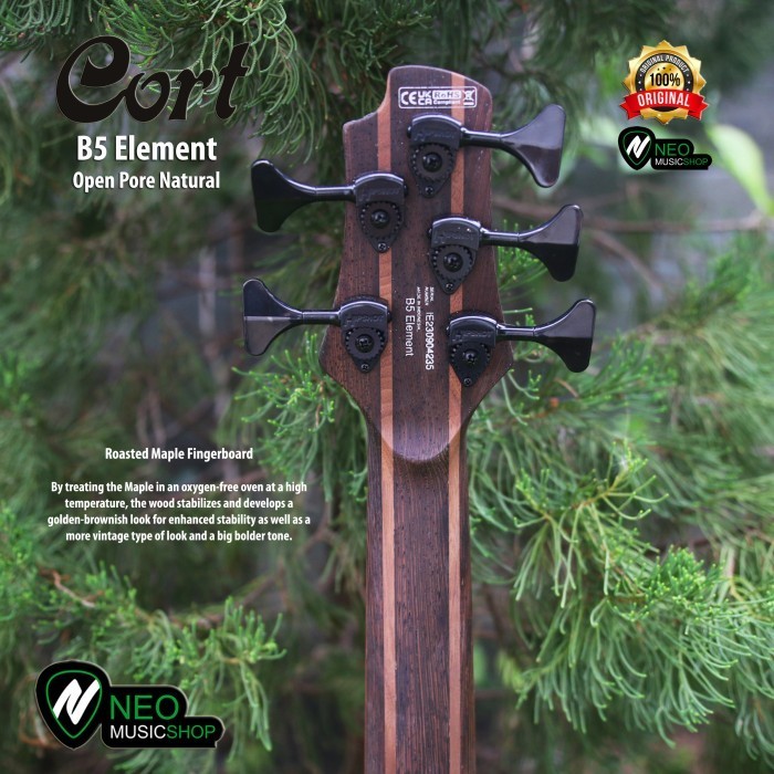 PROMO CORT B5 ELEMENT OPN ARTISAN SERIES ACTIVE 5 STRINGS ELECTRIC BASS #ORIGINAL