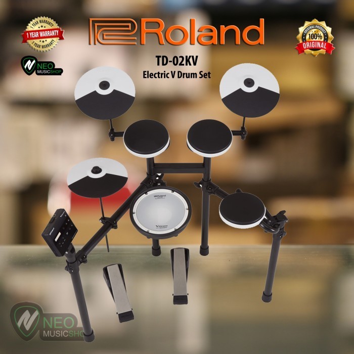 PROMO ROLAND TD02KV V-DRUMS DRUM ELEKTRIK #ORIGINAL