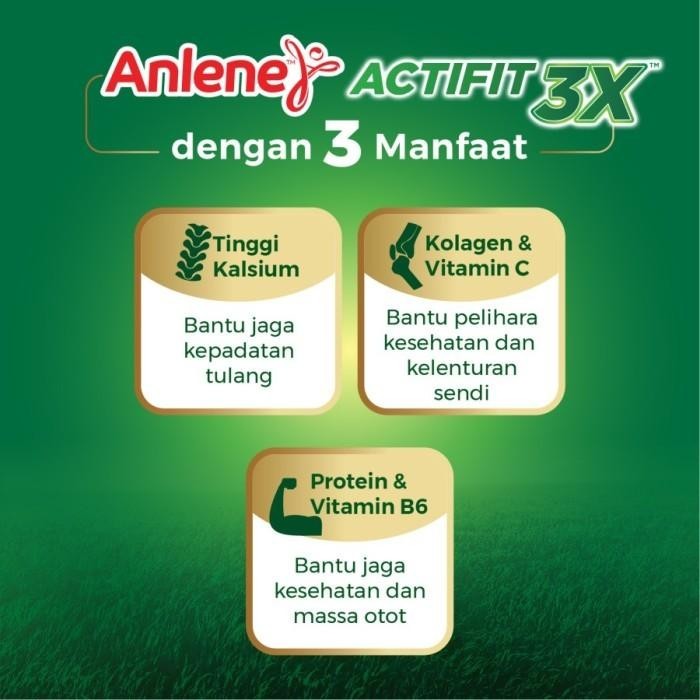 

TERBAIK ANLENE ACTIFIT 3X SUSU BUBUK DEWASA COKLAT 590 GRAM - TULANG & SENDI