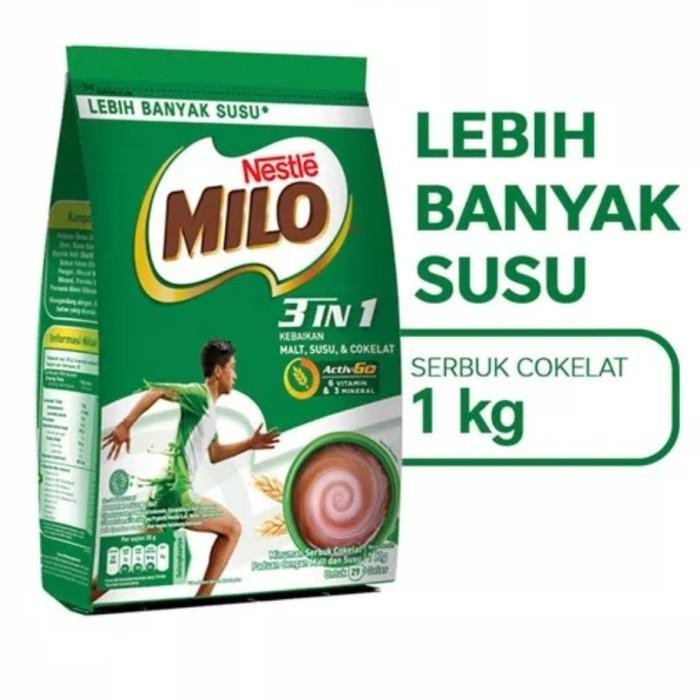 

TERBAIK MILO 3 IN 1 UKURAN 1KG
