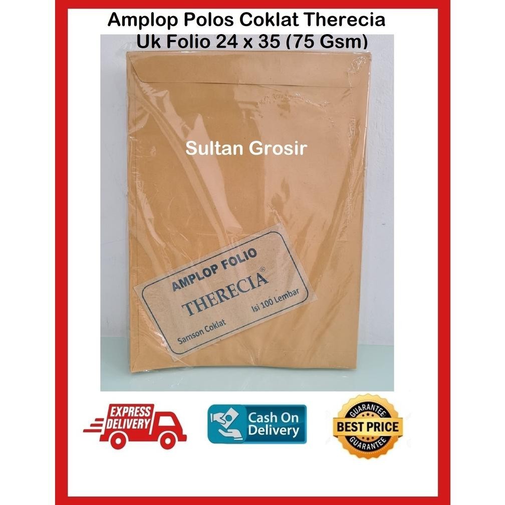 

TIO AMPLOP COKLAT F4 FOLIO / AMPLOP COKLAT FOLIO ISI 100PCS (1 PACK) TERLARIS