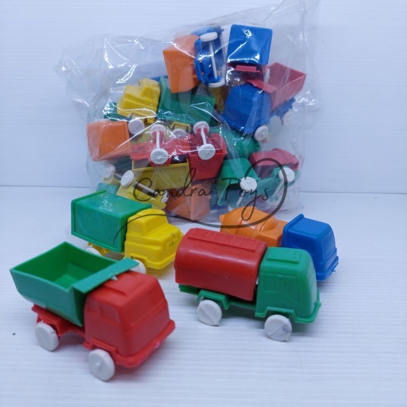 20 PCS Mainan Anak Mobil Truk Campur Grosir